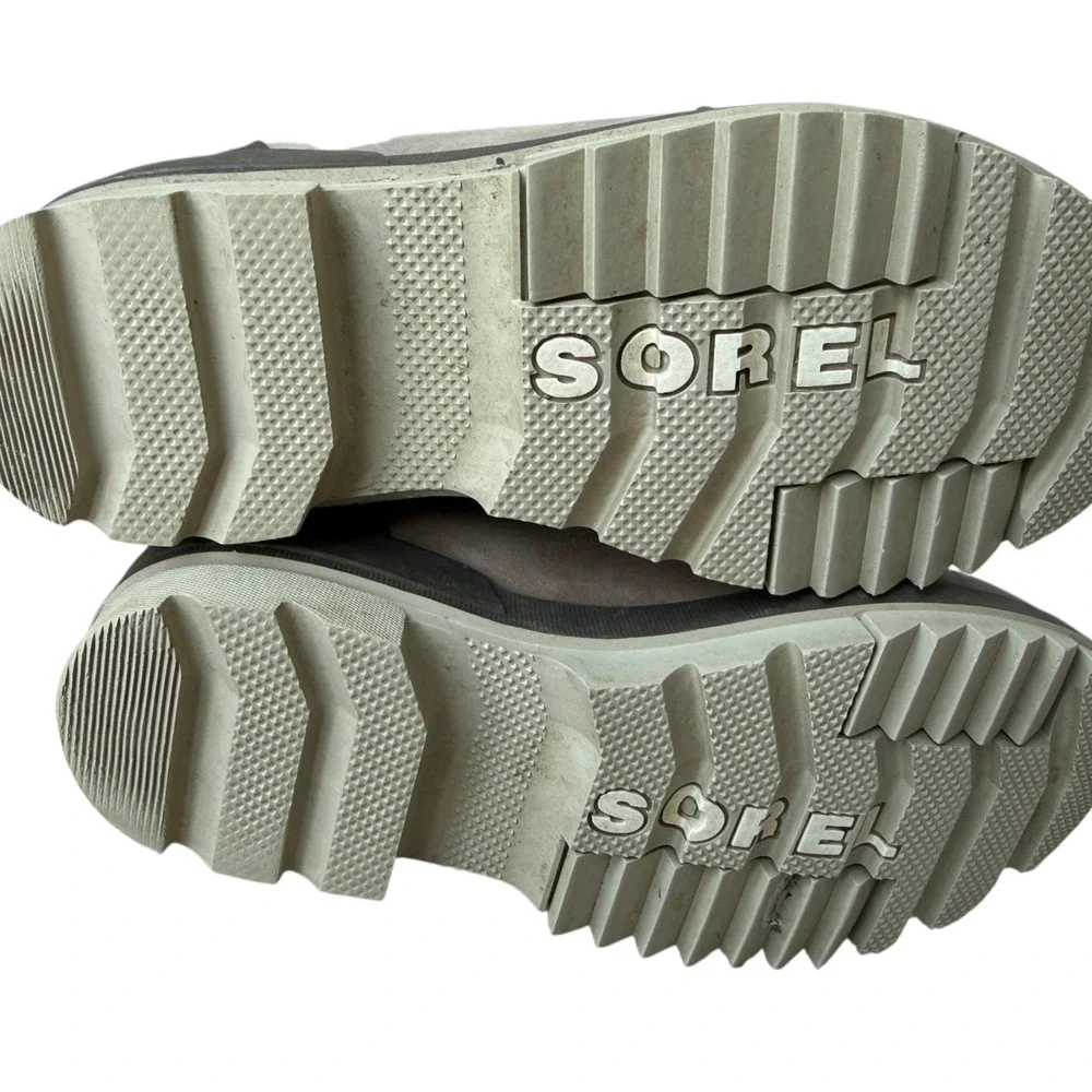 SOREL Women's Torino II Parc Shearling Waterproof Winter Boots Taupe 7.5